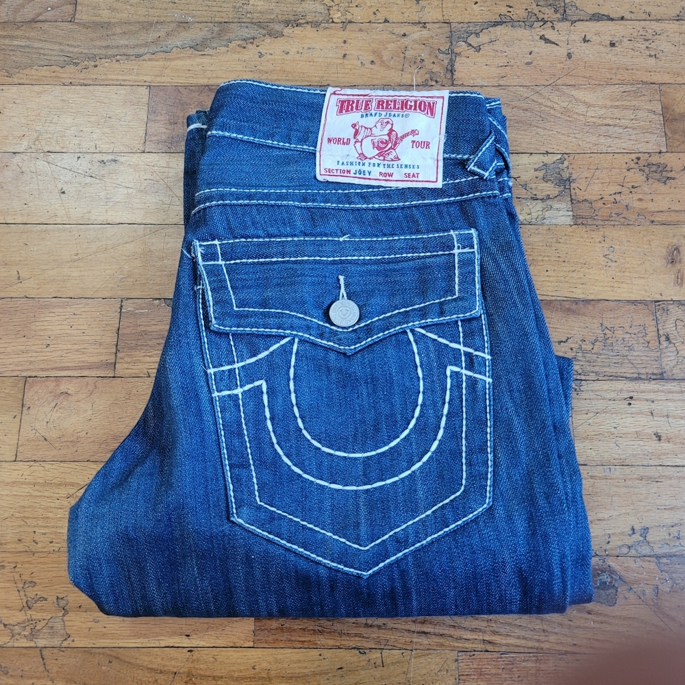 True Religion Jeans Size 32 JOEY BLUE